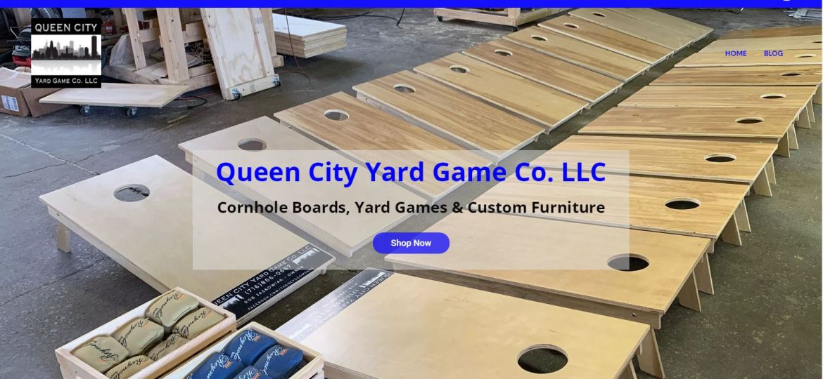 Buffalo Website Builder - The QCYG LLC - Cornhole - Buffalo NY - Image 1