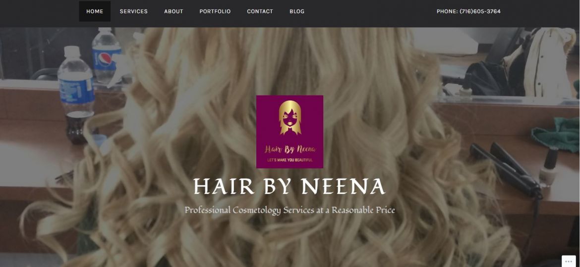 Buffalo Website Builder - Hair By Neena - Gallery Image 1