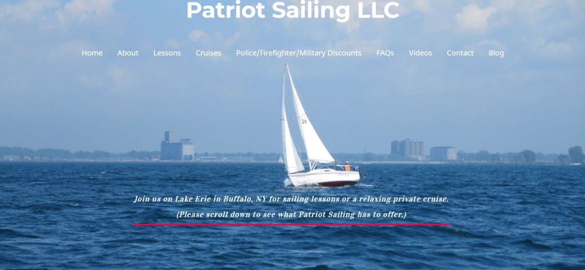 Buffalo Website Builder - Patriot Sailing - Gallery Image 1