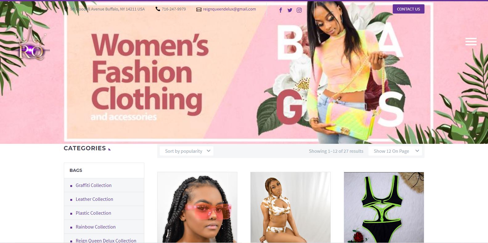 Buffalo Website Builder - Shop Reign Queen Delux - Gallery Image 1