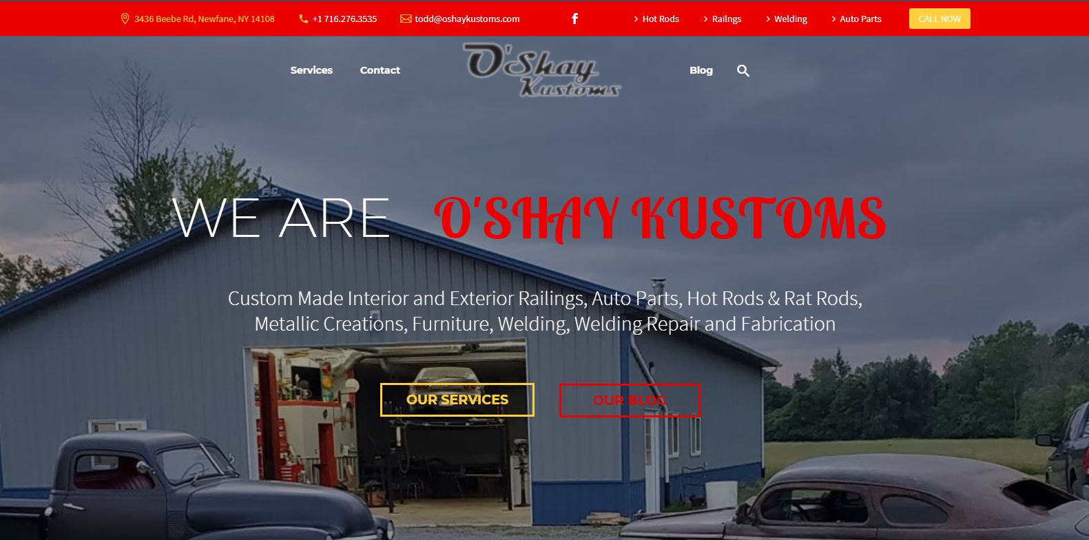 Buffalo Website Builder - O'Shay Kustoms - Gallery Image 1