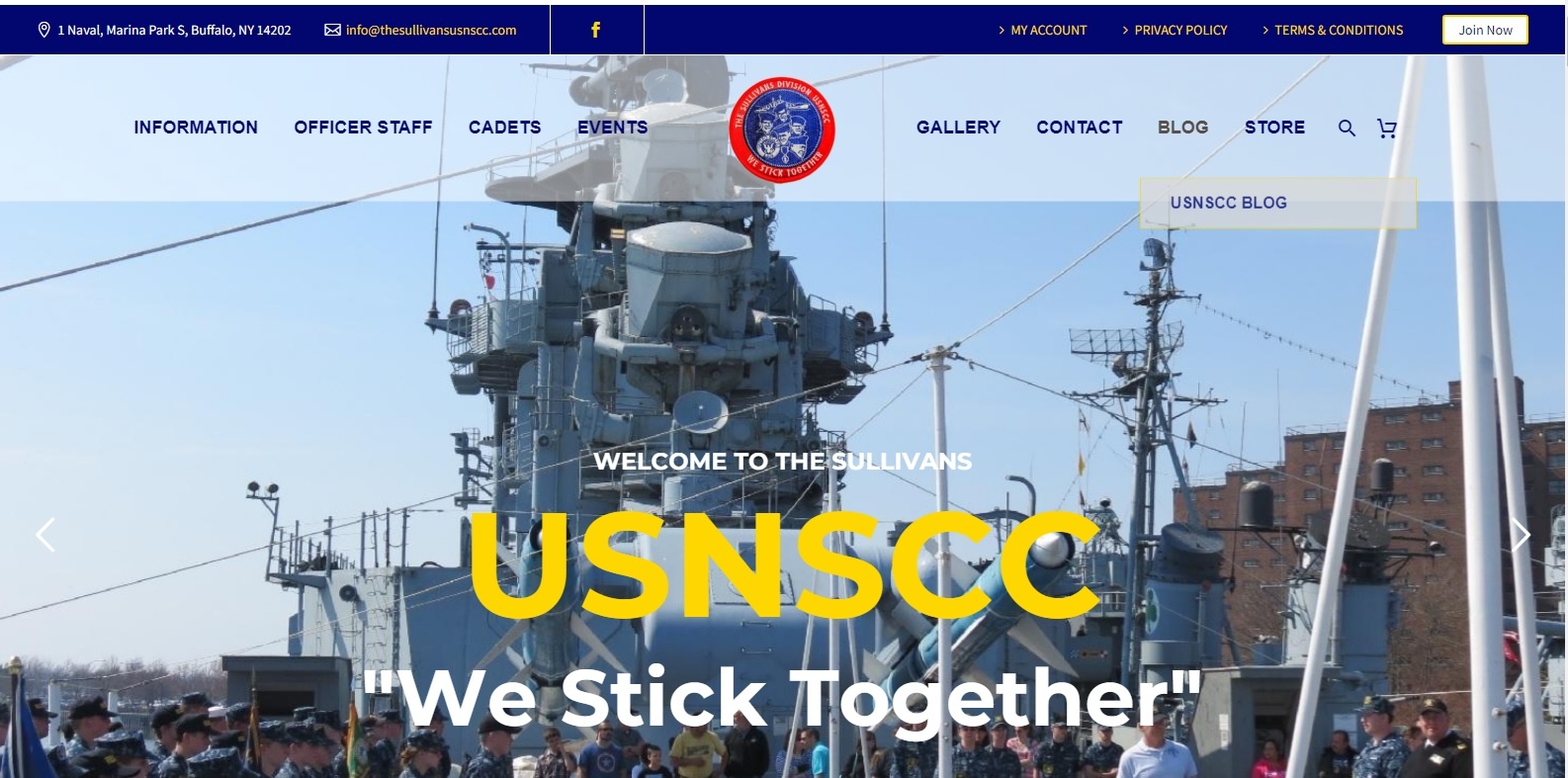 Buffalo Website Builder -The Sullivans USNSCC - Gallery Image 1