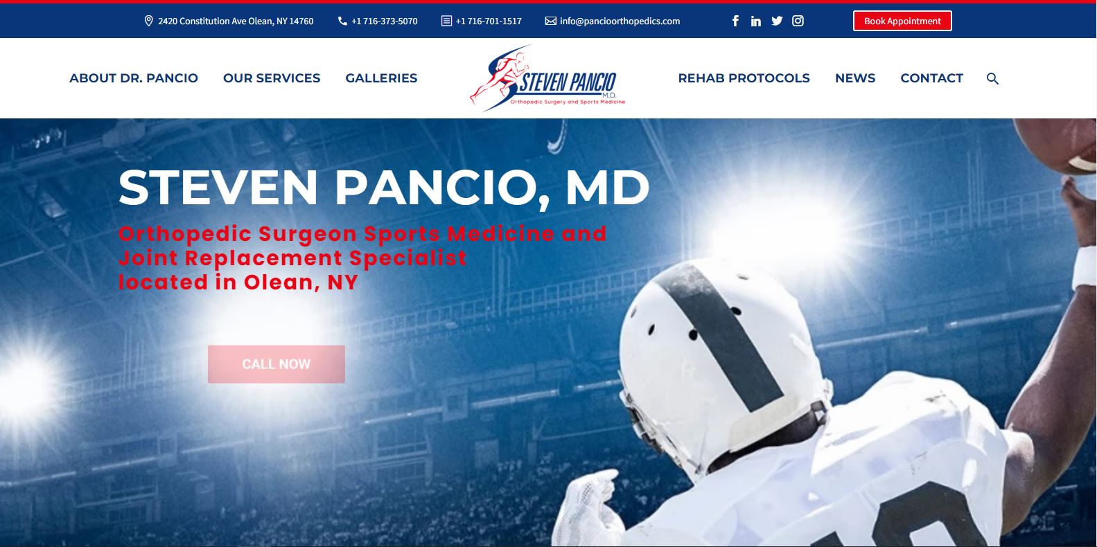 Buffalo Website Builder -Pancio Orthopedics - Gallery Image 0001